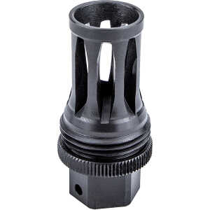 Kgm Suppressors A-QD-FH-S-3M Quick Detach Flash Hider Black Nitride Steel 3/4"x24 Threads