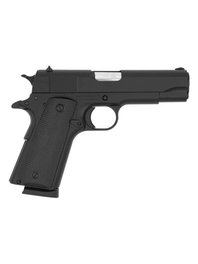 Tisas 10100113 1911 A1 Tanker 45 ACP 8+1 4.25" Hard Chromium Coated Steel Barrel, Manganese Phosphate Coated Serrated Steel Slide, Matte Black Steel Frame w/Beavertail, Plastic Grip