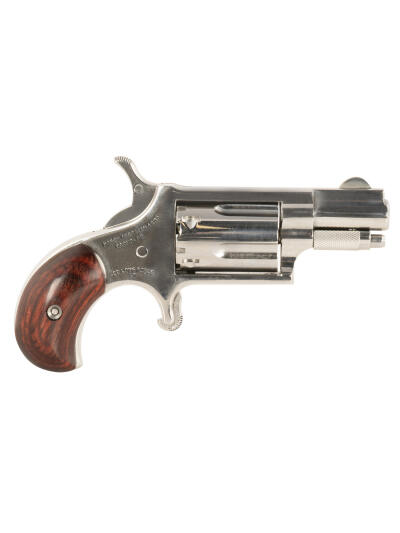 North American Arms LDLX LDLX  22 LR 5 Shot 1.13" Polished Stainless Steel, Rosewood Grip, Exposed Hammer