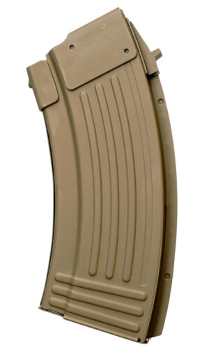 Global Ordnance LLC 810091157435   20rd Fully Ribbed 7.62x39mm Fits AK-47 FDE Steel
