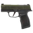 Sig Sauer 365X9GXR3P P365X  Micro Compact Frame 9mm Luger 12+1 3.10" Stainless Steel Optic Ready/Serrated Slide, Stainless Steel Frame w/Accessory Rail, RMSc Footprint