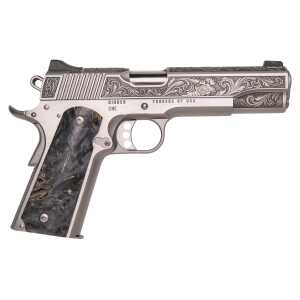 Cnc Firearms CNCWILDLIFE45 Kimber 1911 Wildlife Sports South Exclusive 45 ACP 7+1 5" Burled Maple Wood Grip - Image 1