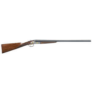 F.A.I.R. FRISSL1228 Iside Select 12 Gauge Break Open 2rd 28" Black Side By Side Barrel, Polished Silver w/Gold Inlay Receiver, English Style Oiled Walnut Stock, Technichoke XP50 Choke System - Image 1