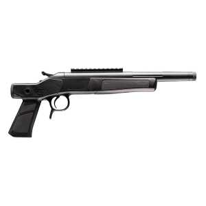 CVA CP801 Scout XP 223 Rem 1rd 11.50" Matte Stainless Steel Fluted Threaded Barrel, Picatinny Rail, Graphite Black XP Pistol Grip - Image 1