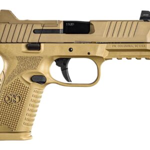 FN 66101710 509M Tactical Bundle 9mm Luger 10+1 4.50" Black Threaded Barrel, Flat Dark Earth Stainless Steel Optic Ready/Serrated Slide & Polymer Frame w/Picatinny Rail, Ambidextrous, 5 Magazines - Image 1
