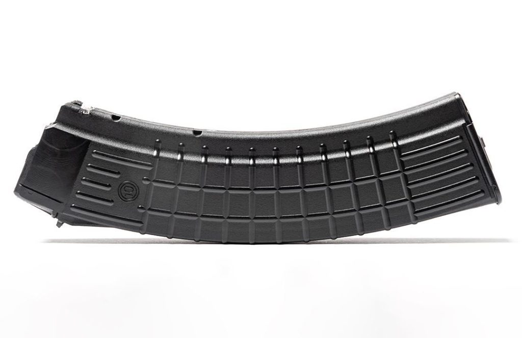 0006068 arsenal circle 10 waffle pattern 545x39mm black polymer mil spec 45 round ribbed magazine