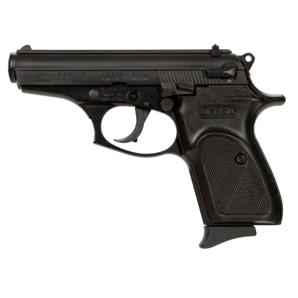 0008113 bersa thunder 22lr black semi automatic 10 round pistol