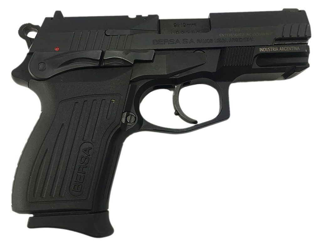 0008127 bersa tprc compact 9mm black semi automatic 13 round pistol