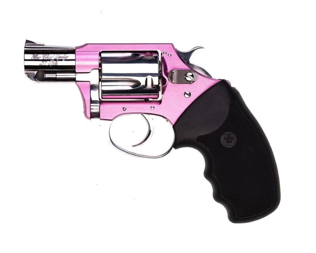 0008678 charter arms chic lady 38 special 2 barrel 5rd pink hi polish revolver