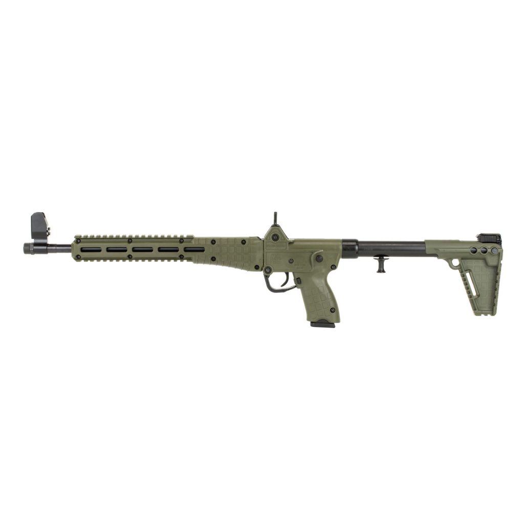 0009687 kel tec sub2000 green for glock 22 40cal 16 barrel 15 round semi automatic rifle