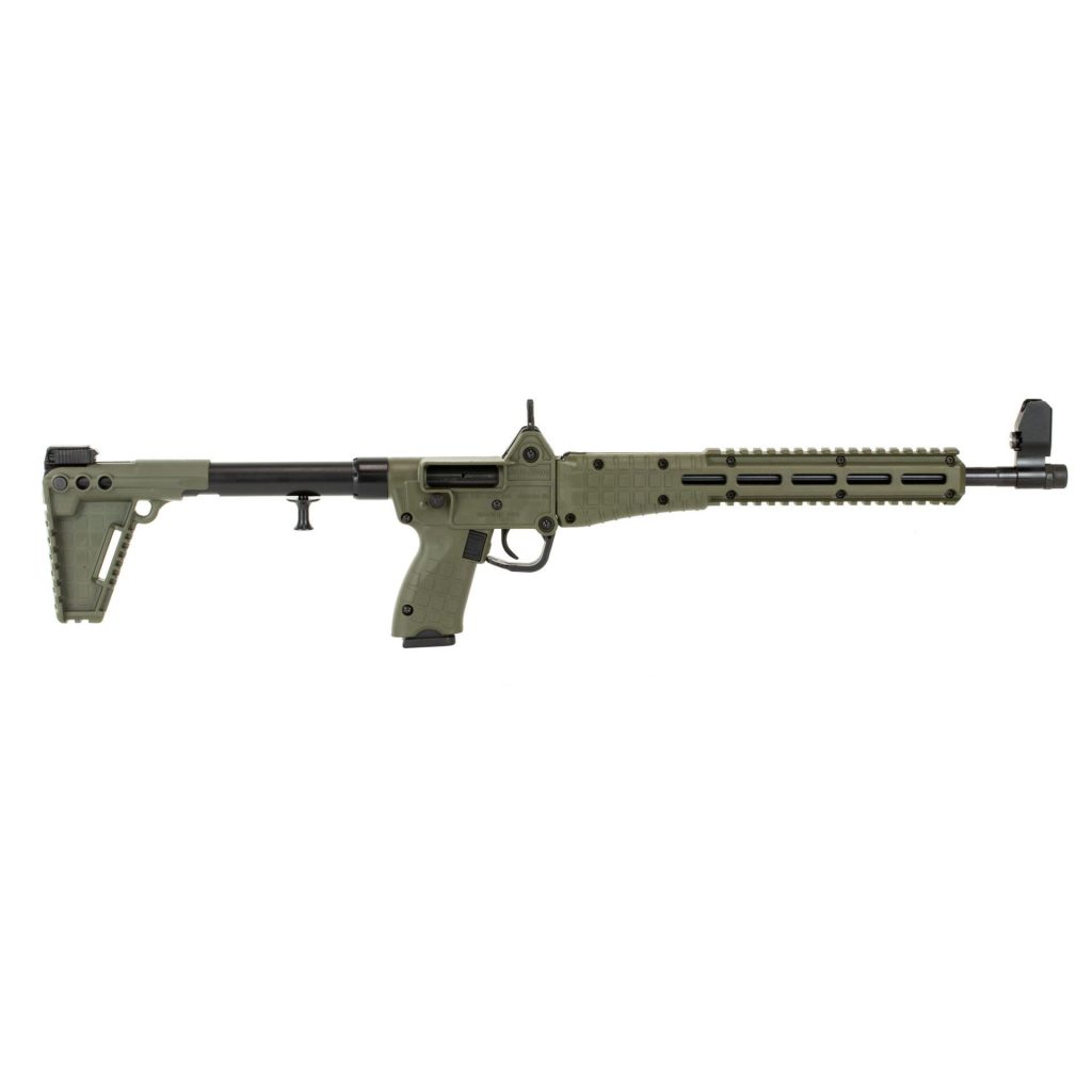 0009688 kel tec sub2000 green for glock 22 40cal 16 barrel 15 round semi automatic rifle