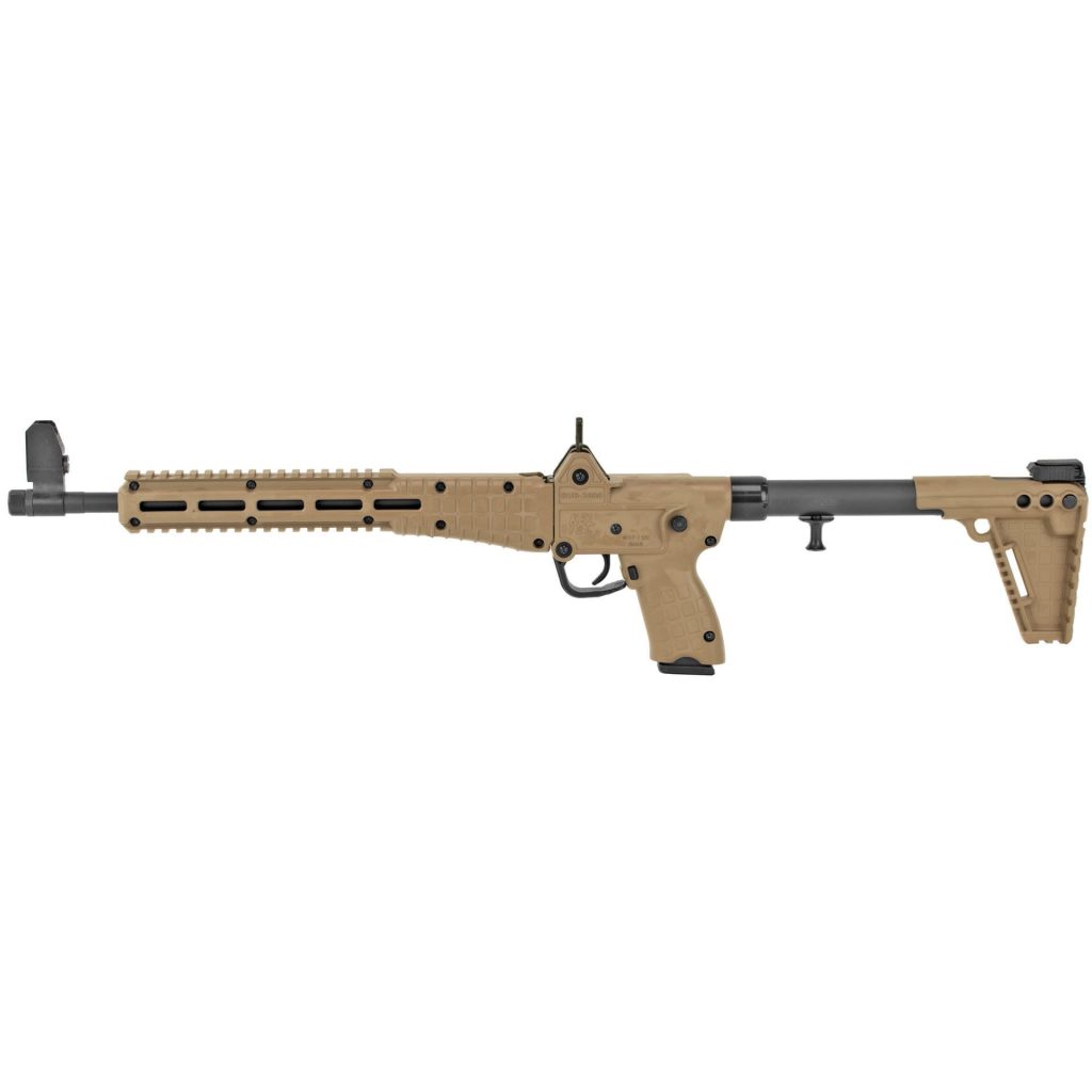 0009690 kel tec sub2000 tan for glock 22 40cal 16 barrel 15 round semi automatic rifle