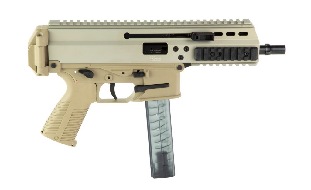 0011778 bt apc9 pro semi auto 9mm pistol 7 barrel 30rds coyote tan