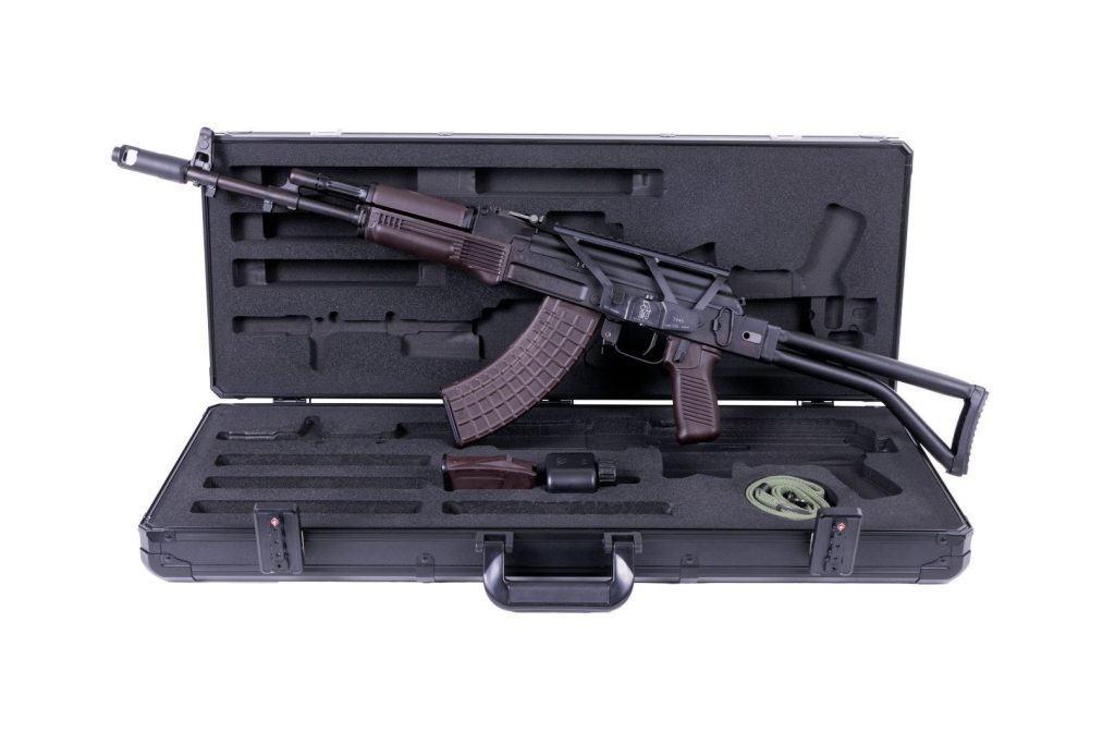 0013201 arsenal sam7sf plum bulgarian side folder ak47 package 30rd mag sm 13 rail custom hard case