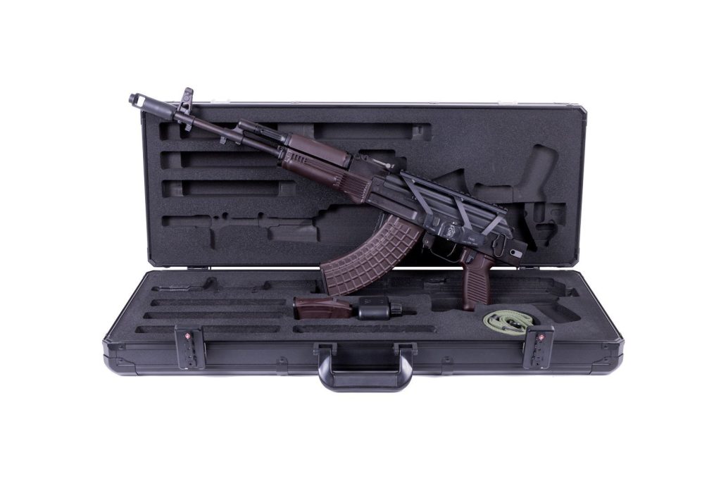 0013203 arsenal sam7sf plum bulgarian side folder ak47 package 30rd mag sm 13 rail custom hard case