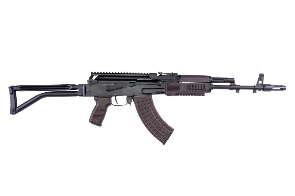 0013305 arsenal sam7sf 762x39mm semi auto rifle with plum furniture ar m5f rail system plum 30rd mag