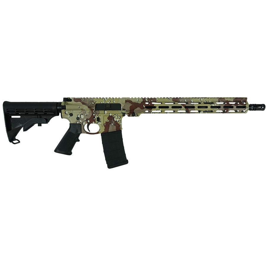 https3A2F2Fmedia.chattanoogashooting.com2Fimages2Fproduct2FSW13807CC2Fsw mp15 chocolate chip camo sport iii rifle 556mm 30rd mag 16in bl mlok handguard DSC07136 right2520w2520mag