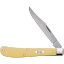 CASE KNIVES YELLOW SYNTHETIC - SMOOTH SLIMLINE TRAPPER