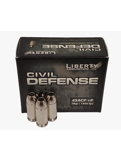 Civil Defense 45ACP+P 78gr HP 20BX
