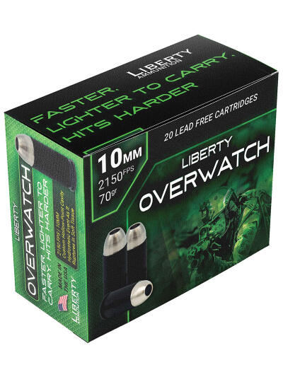 Overwatch  10 mm 70 gr 20rd/Box