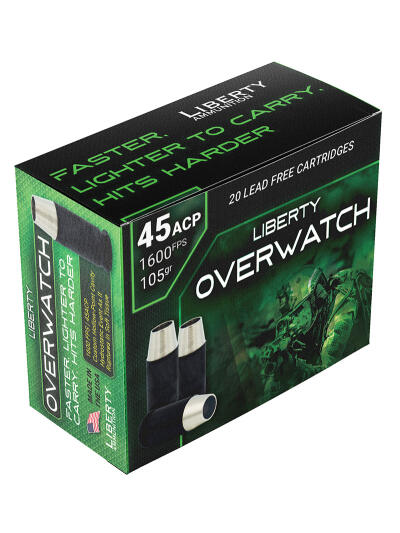Overwatch .45 ACP+P 105 20rd/Box