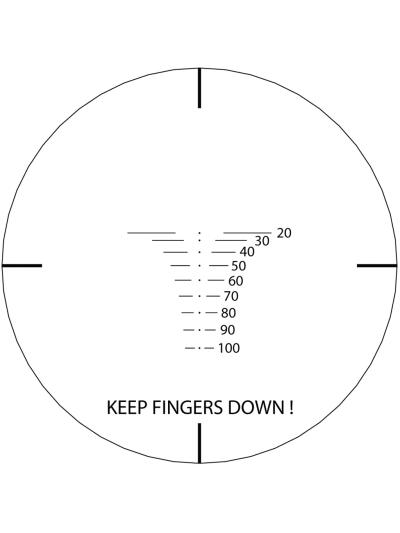 Bear X Speed Comp Crossbow Scope Illuminated Reticle