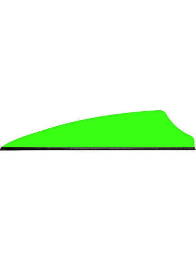Q2i Fusion X-II SL Vanes Neon Green 2.1 in. 100 pk.