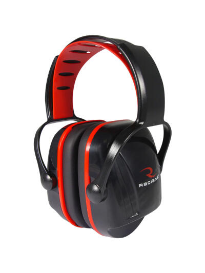 Radians X-Caliber Youth Earmuff Black and Red