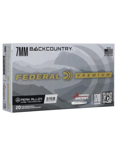 BACKCOUNTRY 7mm 170gr Terminal Ascent 20/Bx