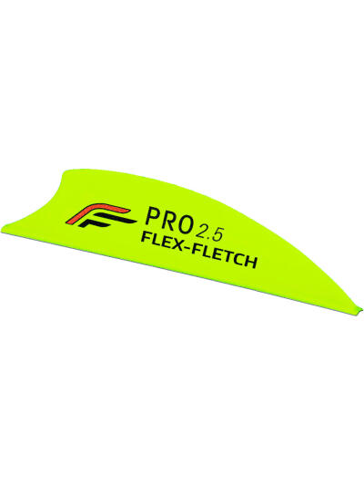Flex Fletch Pro 2.5 Vanes Flo Yellow 2.5 in. 36 pk.