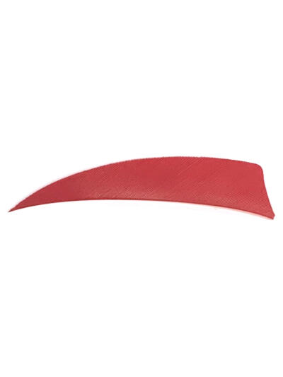 Trueflight Shield Cut Feathers Red 3 in. RW 100 pk.