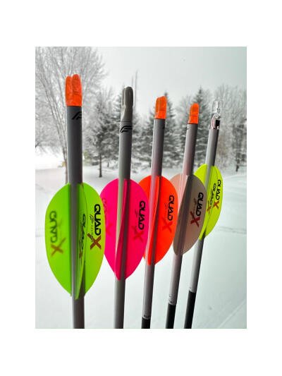 Flex Fletch Quad X Vanes White 50 pk.
