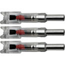Flex Fletch LIT Lighted Crossbow Nocks .300 Red 3 pk.