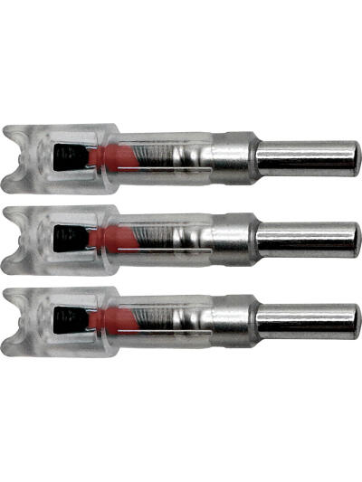 Flex Fletch LIT Lighted Crossbow Nocks .300 Red 3 pk.