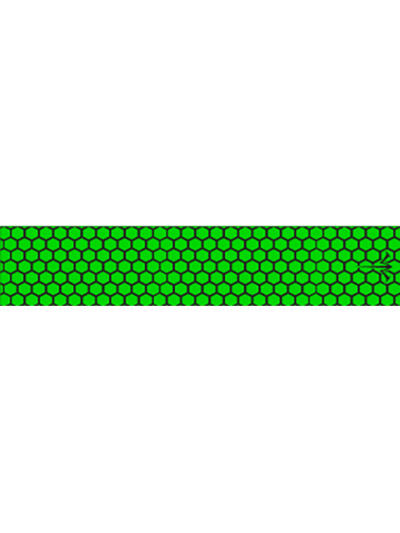White Water Archery Honeycomb Fade Arrow Wraps Open Flo Green 5 in. x 1.125 in. 15 pk.