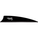 Bohning X3 Vanes Shield Cut 3 in. Black 36 pk.