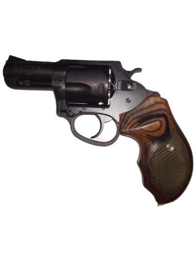 Char BullDog 44Spl 2.5" BlkRoseWd 5rd