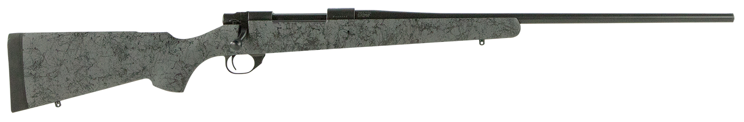 Howa HHS63701 M1500 HS Precision 7mm Rem Mag 3+1 24" Barrel, Black Metal Finish, Gray Black Webbed Fixed HS Precision Stock