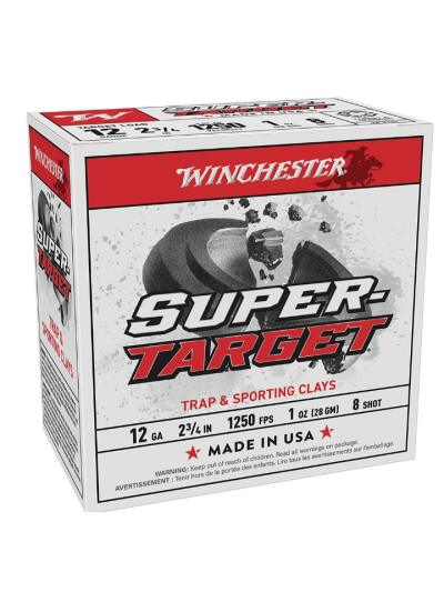 Super Target 12GA 2-3/4" 1oz #8 25/Bx
