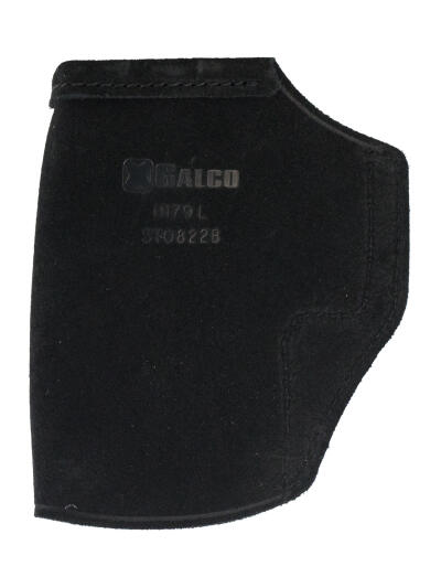 Galco STO836B Stow-N-Go  IWB Black Leather Belt Clip Fits Ruger LCP II/LCP Max Belt 1.75" Wide Right Hand