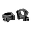 Warne 7200M Scope Rings Mountain Tech Matte Black 1" Low 0 MOA