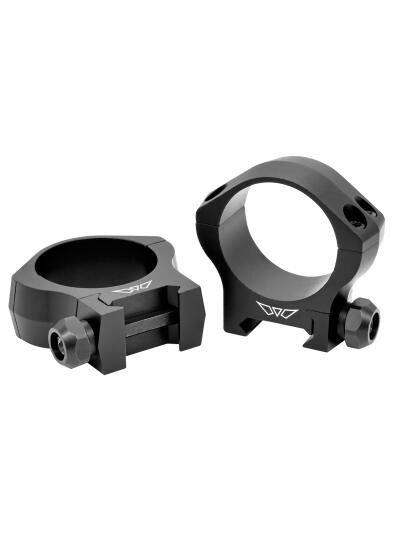 Warne 7220M Scope Rings Mountain Tech Matte Black 34mm Low 0 MOA