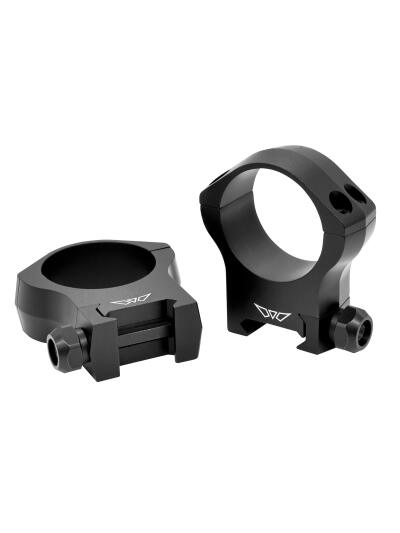 Warne 7222M Scope Rings Mountain Tech Matte Black 34mm High 0 MOA