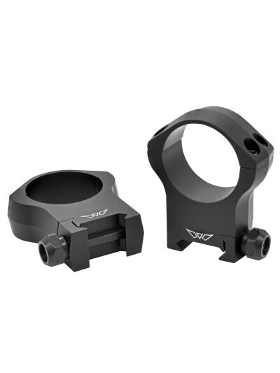 Warne 7224M Scope Rings Mountain Tech Matte Black 34mm Ultra High 0 MOA