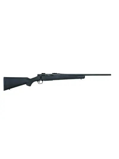 MOSSBERG PATRIOT RIB 6.5 CREEDMOOR 22" FLT BBL ADJ TRIG (LBA) 5RD BM BLK SYN STK