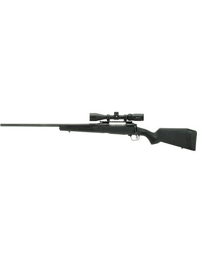 Savage Arms 57323 110 Apex Hunter XP 25-06 Rem 4+1 24", Matte Black Metal, Synthetic Stock, Vortex Crossfire II 3-9x40mm Scope, Left Hand