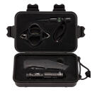 Browning 3220288 Outdoorsman Survival Kit 3.50" Folding Drop Point Plain Black Stonewashed 8Cr13MoV SS Blade/Black G10 Handle Includes Storage Case/Flashlight/Wire Saw/Fire Flint/Compass/Whistle