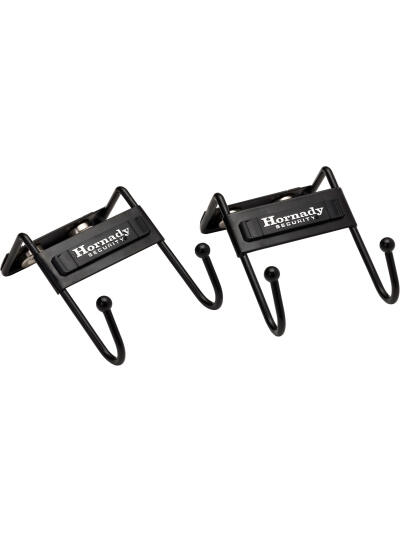 Hornady 95911 Magnetic Safe Hook  Metal Black 2 Pack
