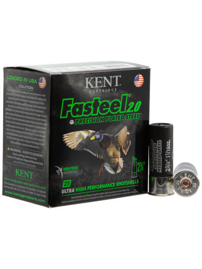 Kent Cartridge K122FS30BB Fasteel 2.0  12 Gauge 2.75" 1 1/16 oz BB Shot 25 Per Box/ 10 Case