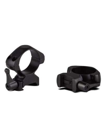 Konus 7406 Steel Rings  Matte Black 1" Quick Release High 0 MOA